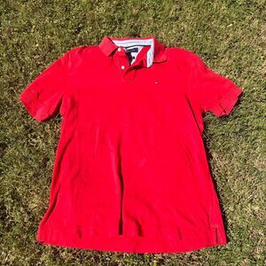 Tommy-hilfiger Men's Red Polo-shirts